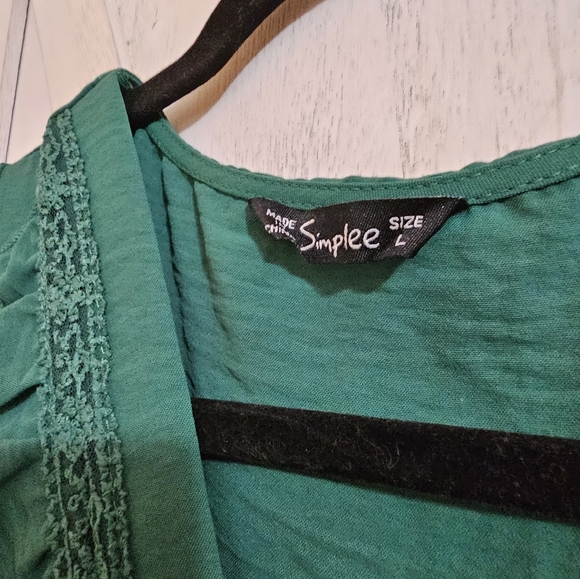 STUNNING Green Maxi Dress in Size Large - Picture 6 of 6